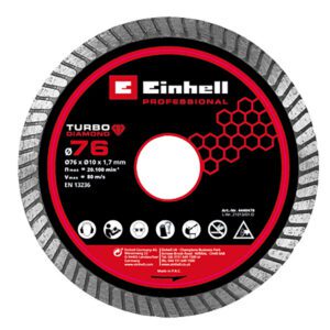 Disco de Corte Diamantado Einhell 76mm