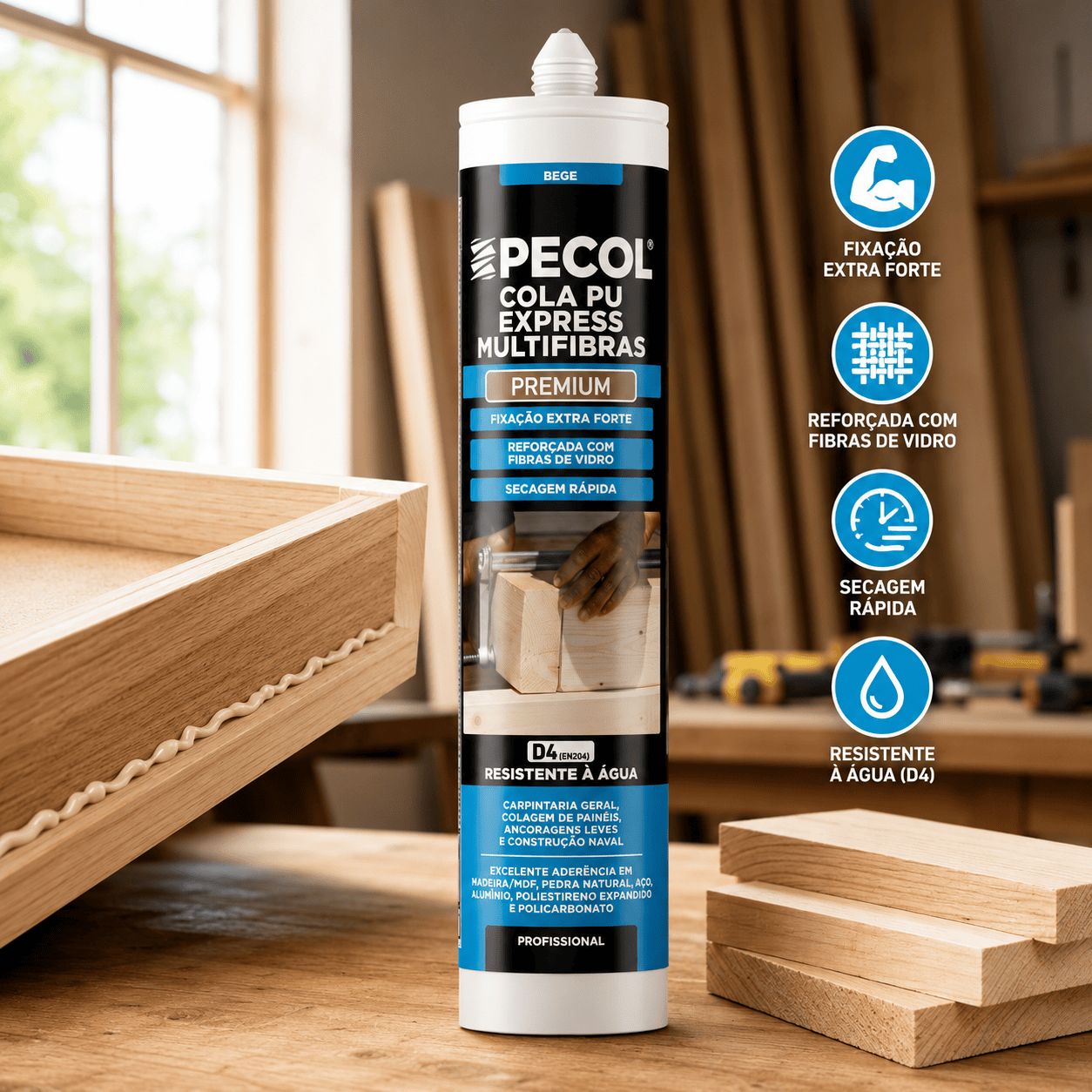 COLA MULTIFIBRAS PU EXPRESS PECOL