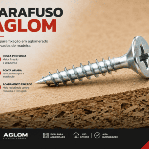 PARAFUSO AGLOM.MAD. 6X70 CRUZ