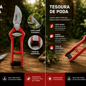 TESOURA VINDIMA CURVA/DIREITA CARPA