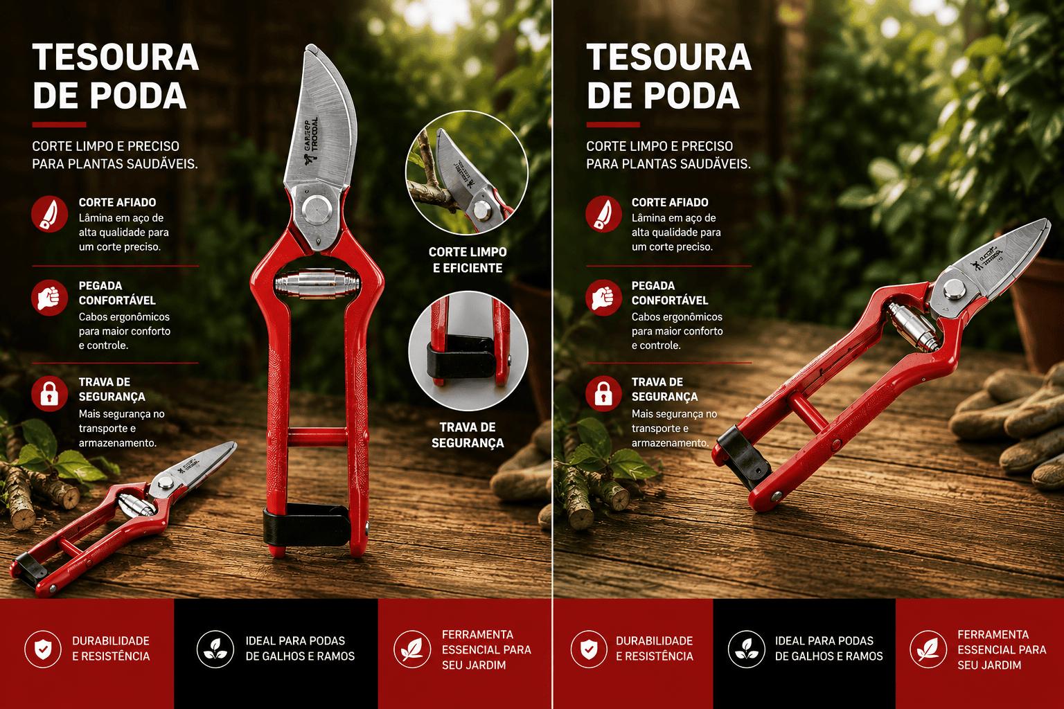 TESOURA VINDIMA CURVA/DIREITA CARPA