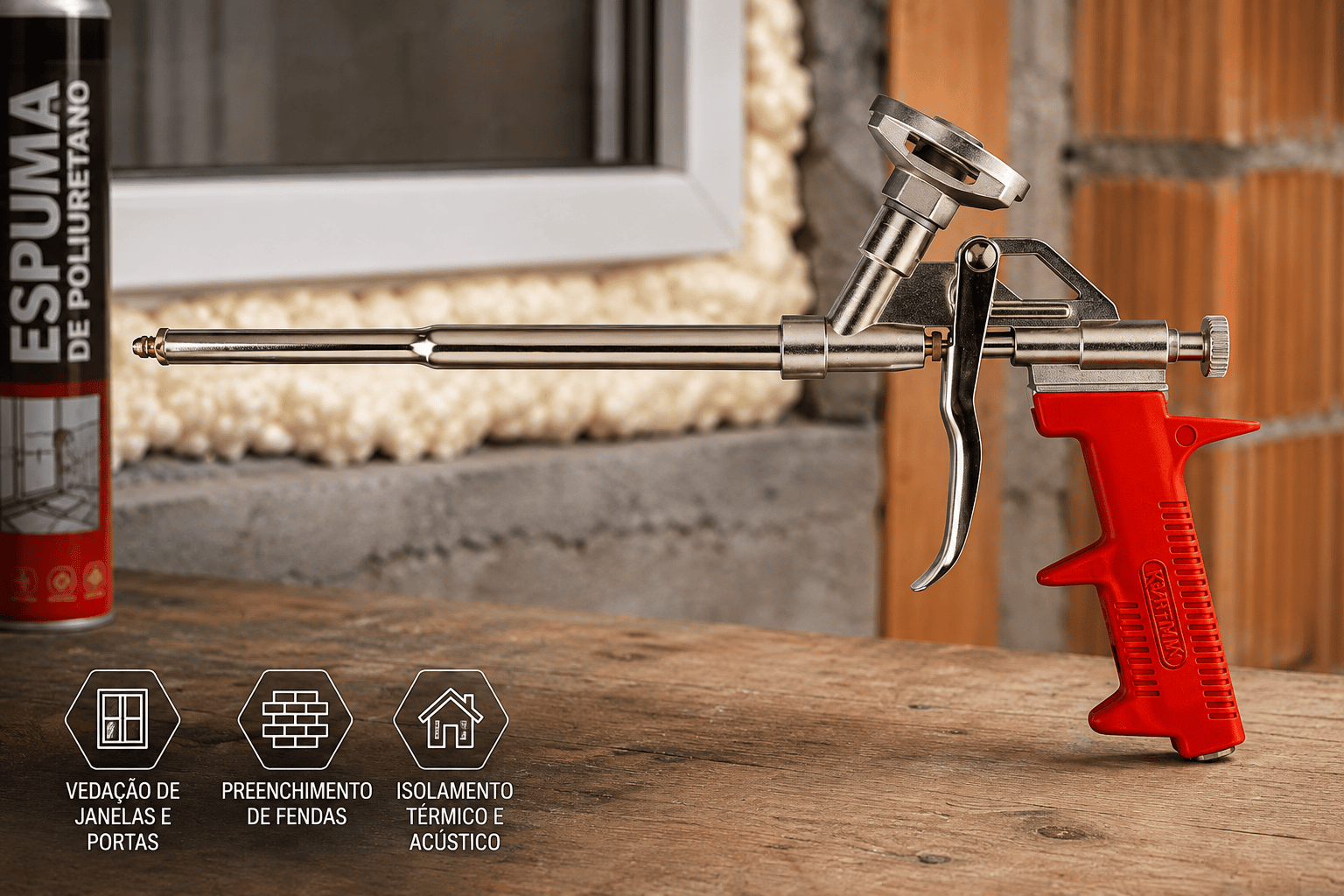 PISTOLA ESPUMA POLIURETANO KWB REF.49932590