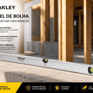 NIVEL STANLEY MAGNTICO ALUMÍNIO 120CM REF.STHT1-43114