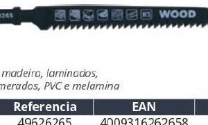 KWB 626265 Laminas Alto Rendimento 117mm detalhe