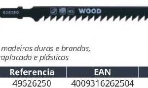KWB 626250 Laminas Grosso 125mm detalhe