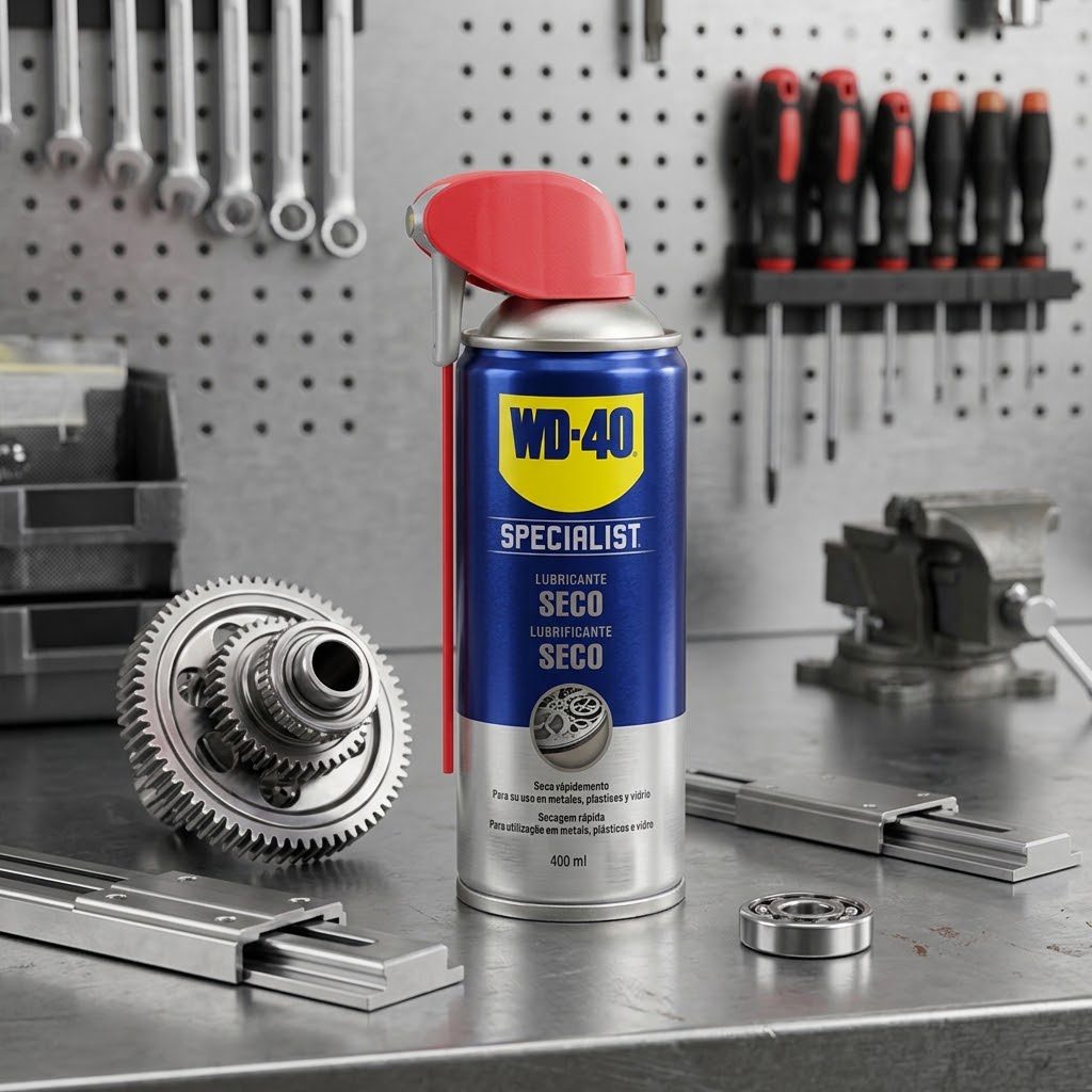 WD40 LUBRIFICANTE SECO PTFE 400ML 3UNO