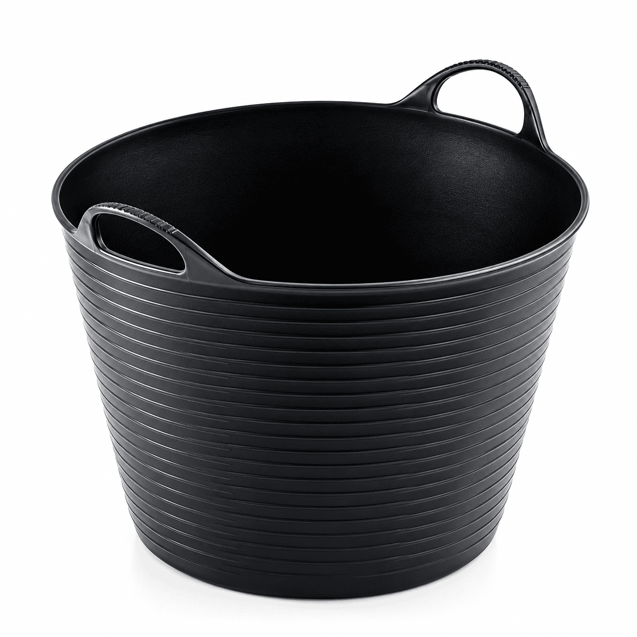 CESTO PLÁSTICO MANEÁVEL C/ASA 42LT (BORRACHA)