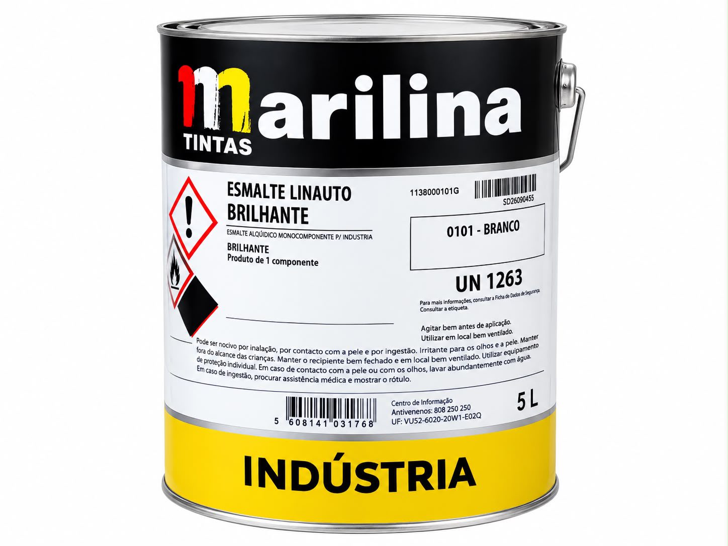 ESMALTE LINAUTO 5LT BRANCO/PRETO