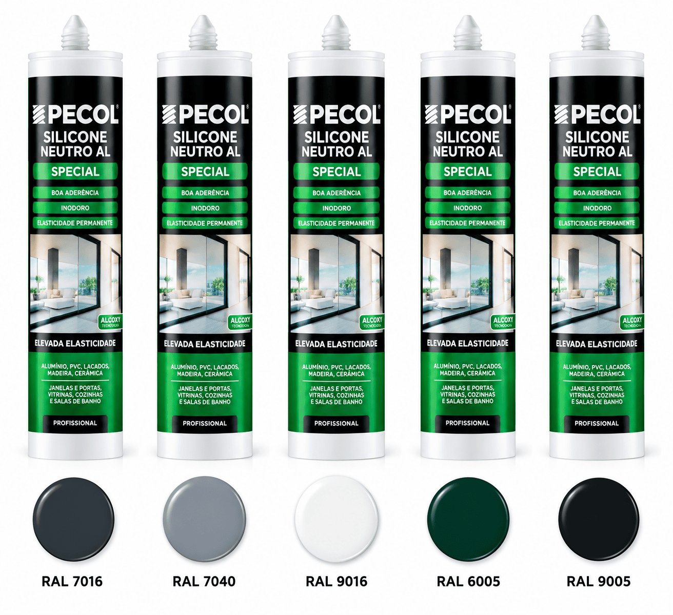 SILICONE NEUTRO CORES PECFIX