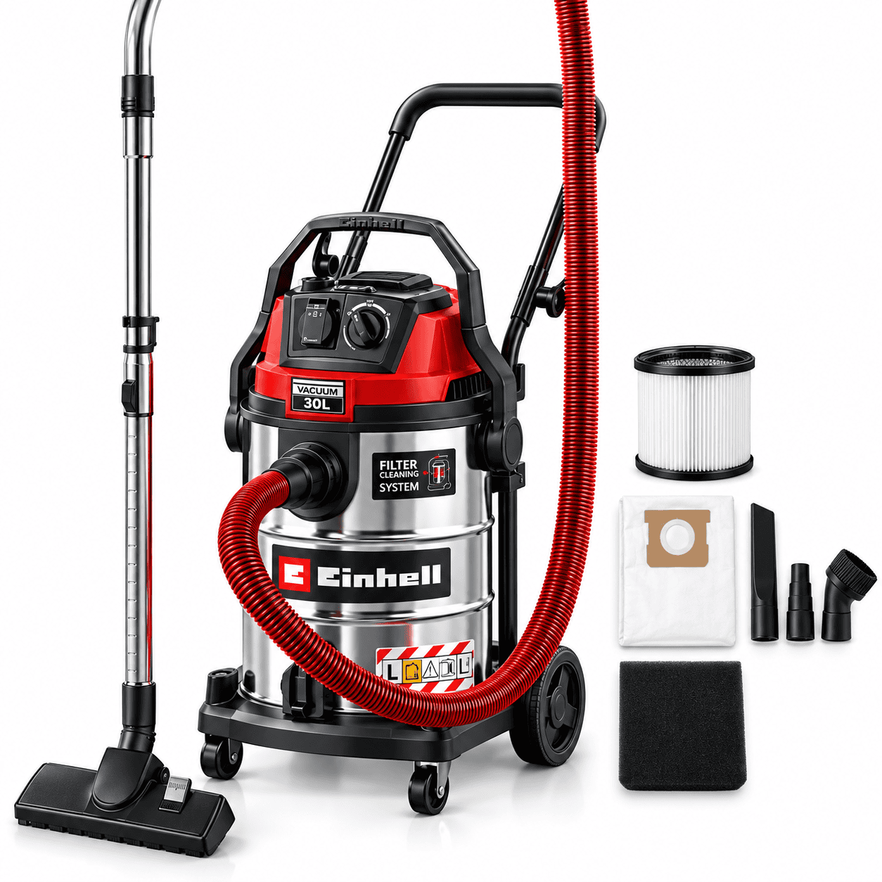 ASPIRADOR TE-VC 3080 30LT 1150W C/TOMADA SACL EINHELL REF.2347440